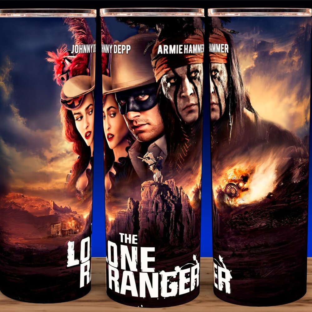 The Lone Ranger Johnny Depp Cup Mug Tumbler 20oz